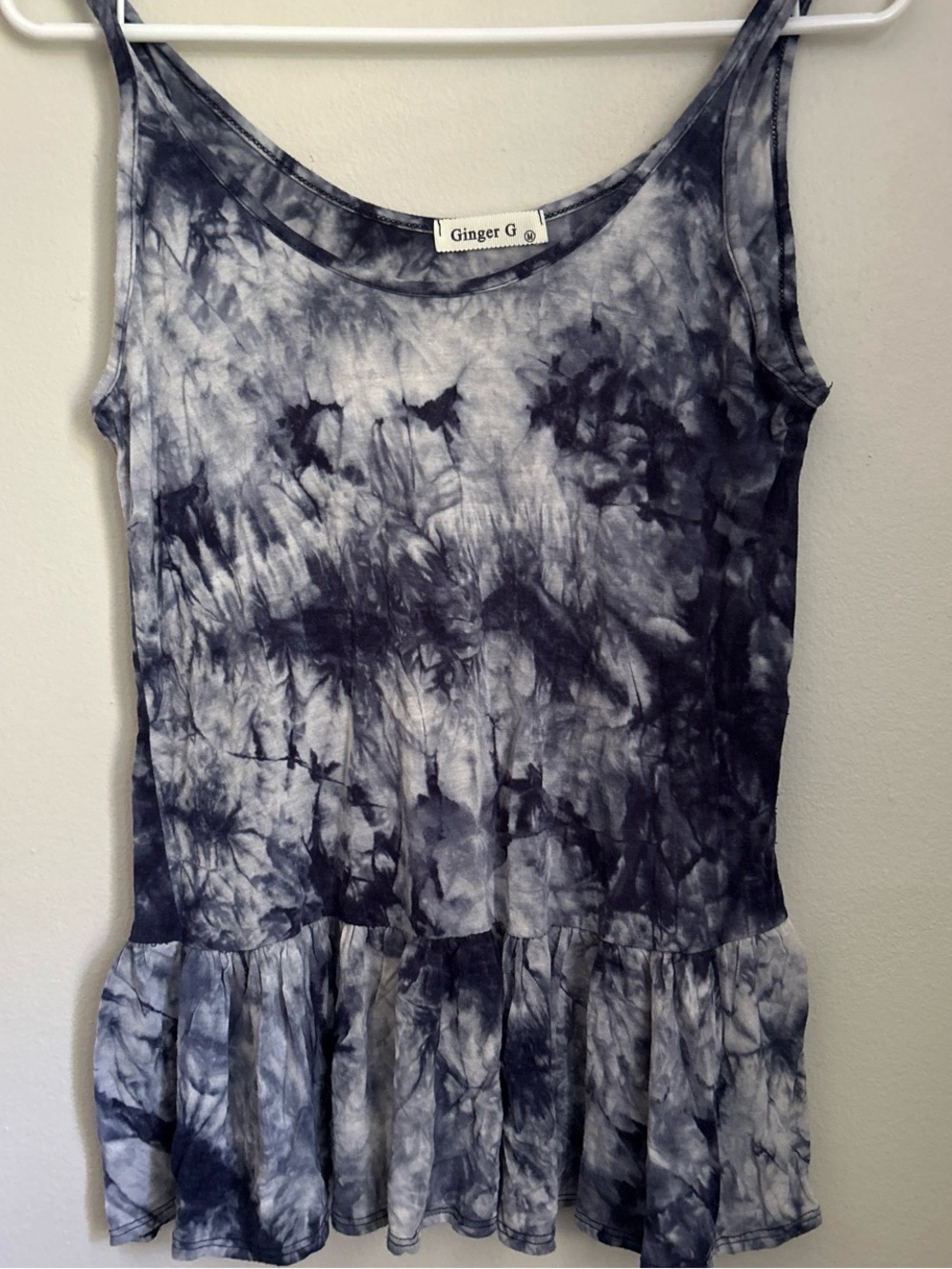 Ginger G Tie-Dye Ruffle Tank